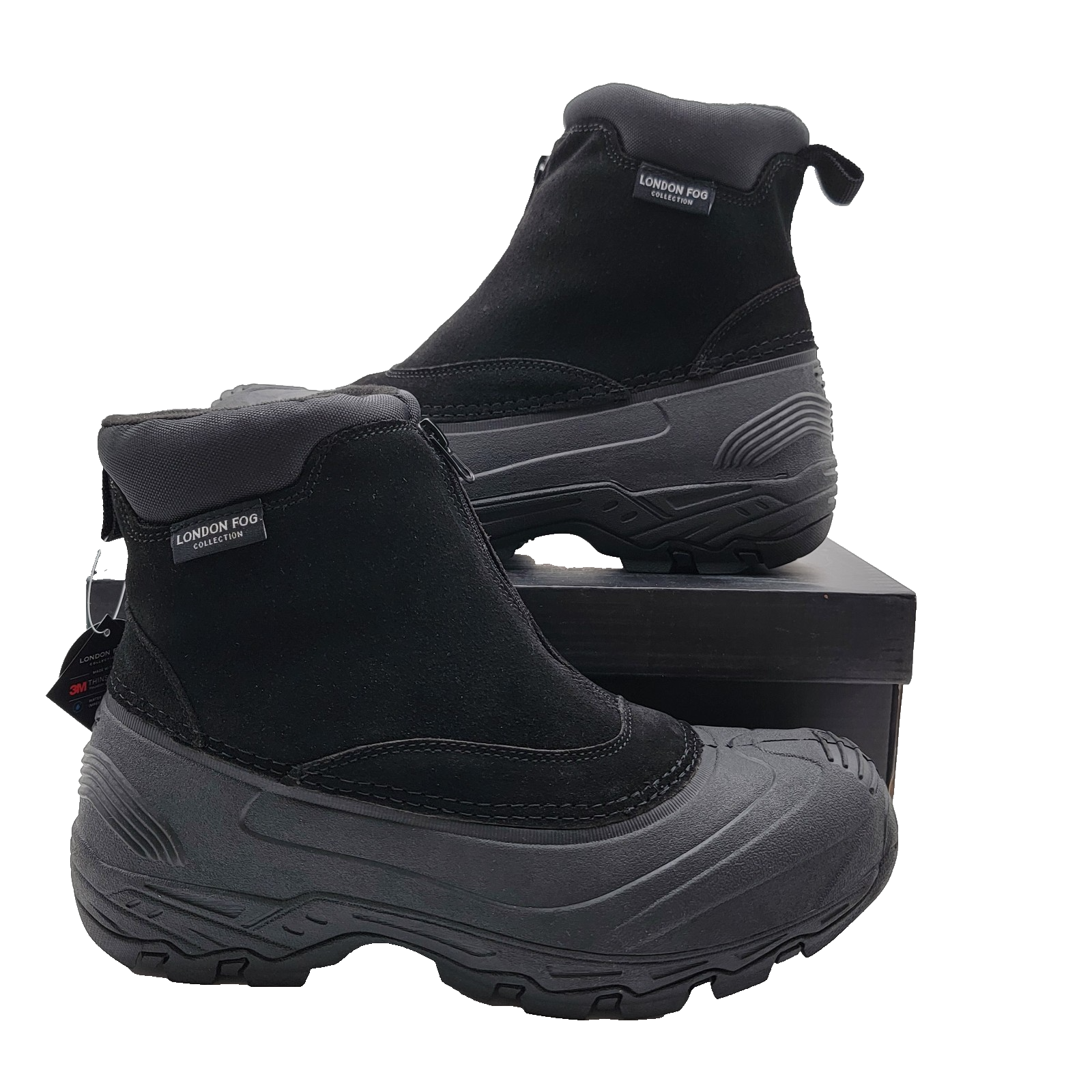 London Fog Holborn2 Waterproof Mens Boots  Black  Size 80