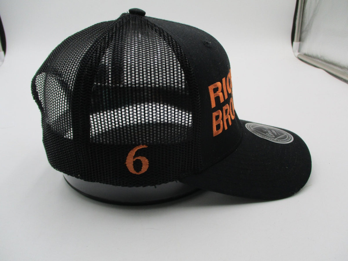 Crowns By Lids Hat Cap Snap Back Mens One Size Black Rich Broke Boy Trucker Mesh7