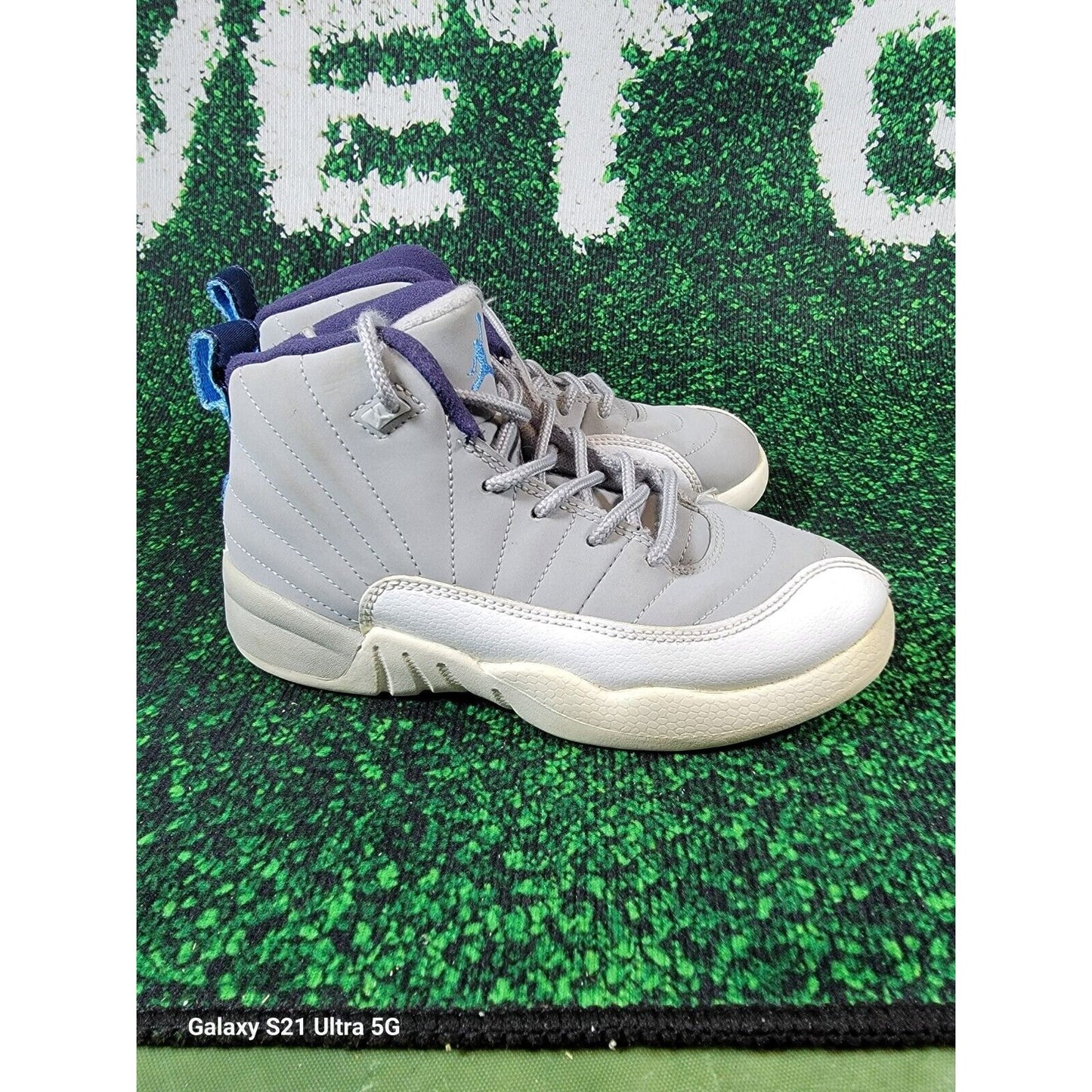 Nike Air Jordan 12 Retro PS 'University Blue' 151186007 Size 13C4