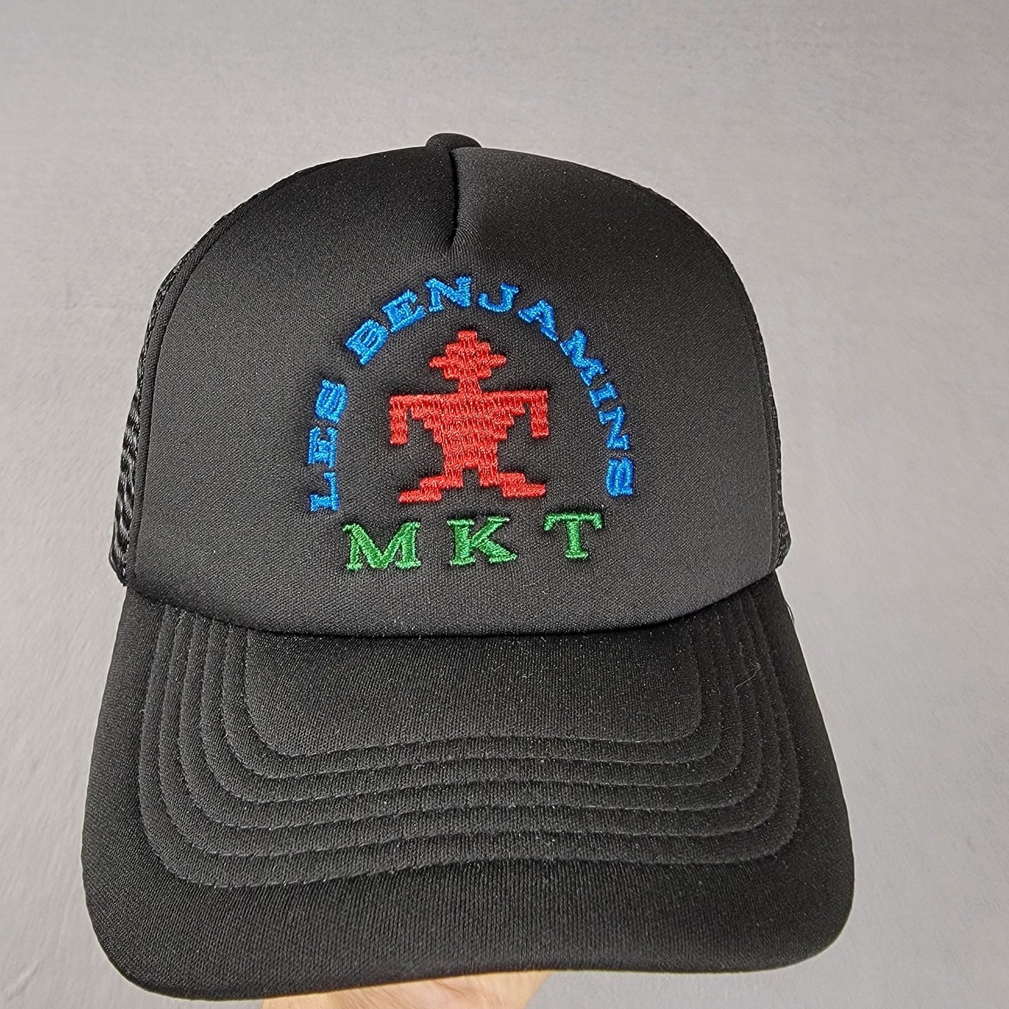 Les Benjamins x Market Snapback Trucker Cap Black OSFA0