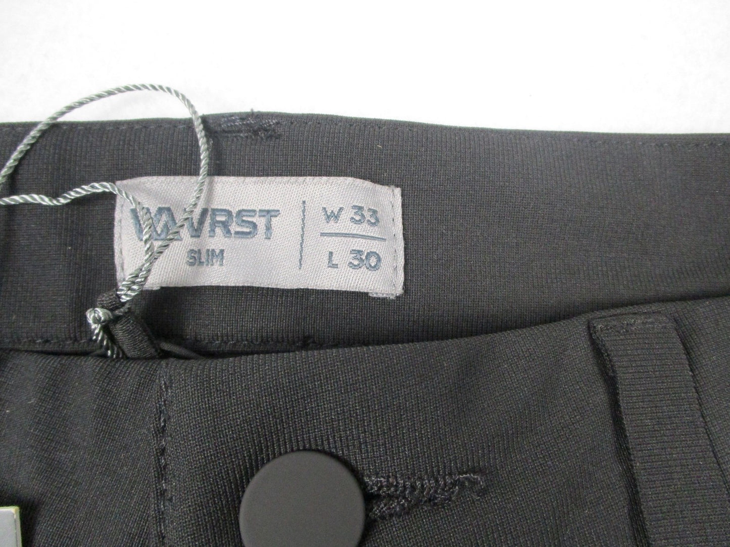 VRST Limitless 5 Pocket Slim Pants Mens 33x30 Black Stretch Woven Golf