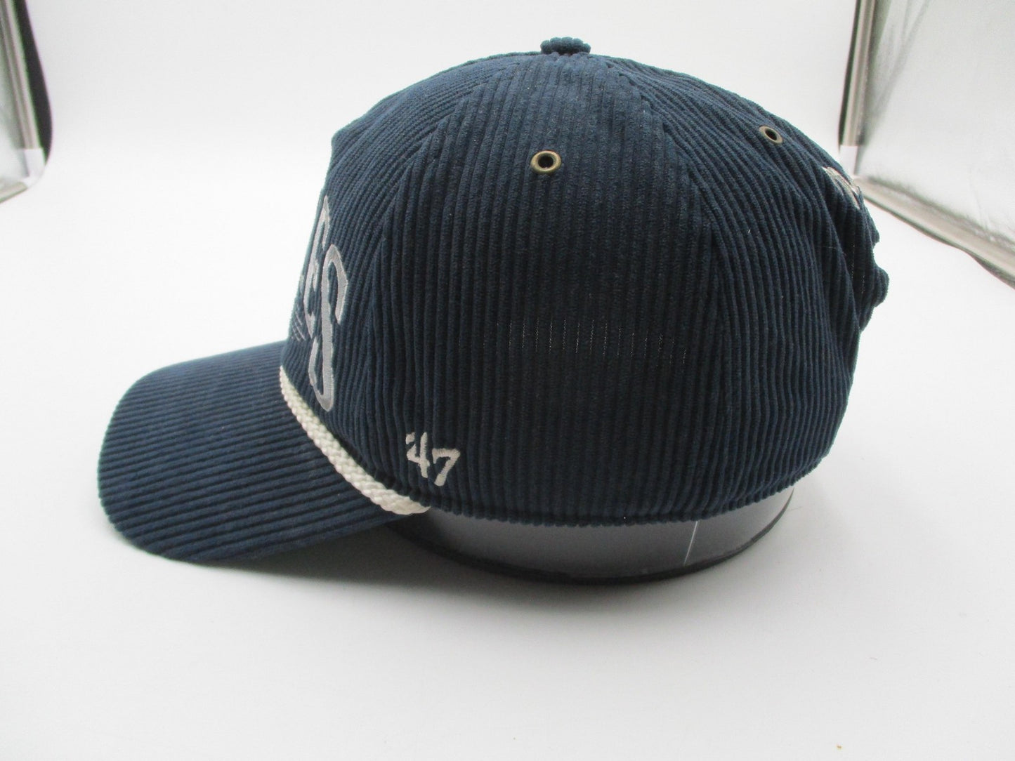 New York Yankees Hat Cap Snap Back One Size Blue MLB Baseball Mens 47 Brand5