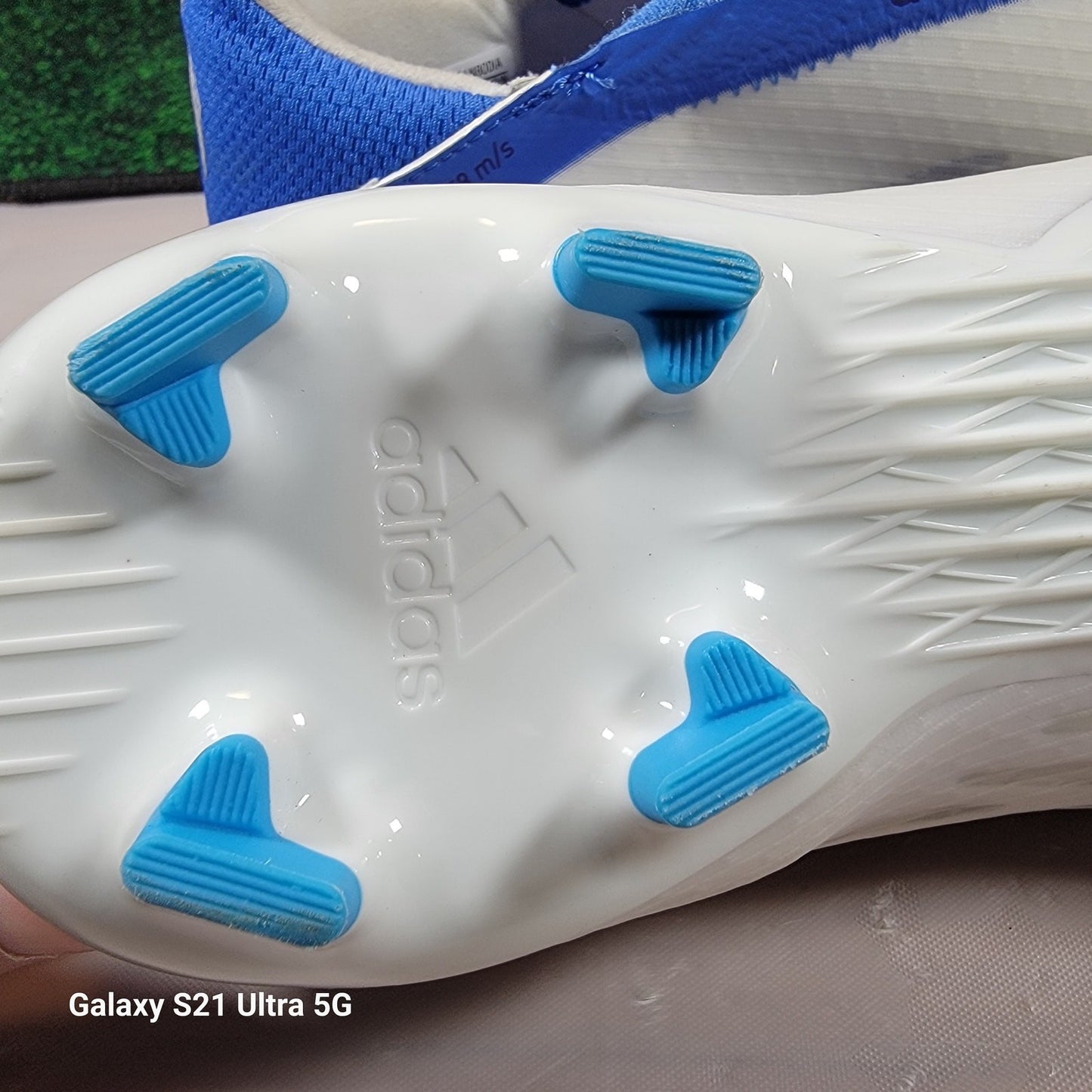 Adidas X Speedflow.3 Laceless FG 'White Legacy Indigo' Sz 13 GW7495
