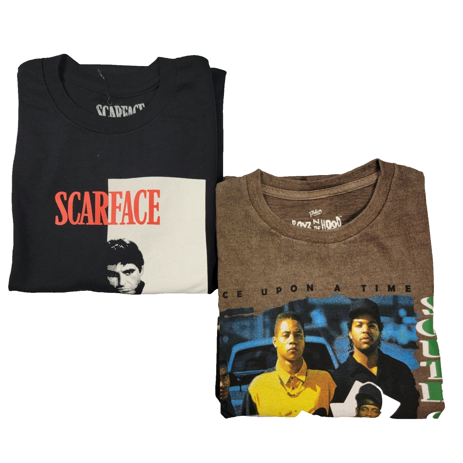 Thuggalo 2 Pack Scarface & Boyz N The Hood Shirt Bundle Sz M