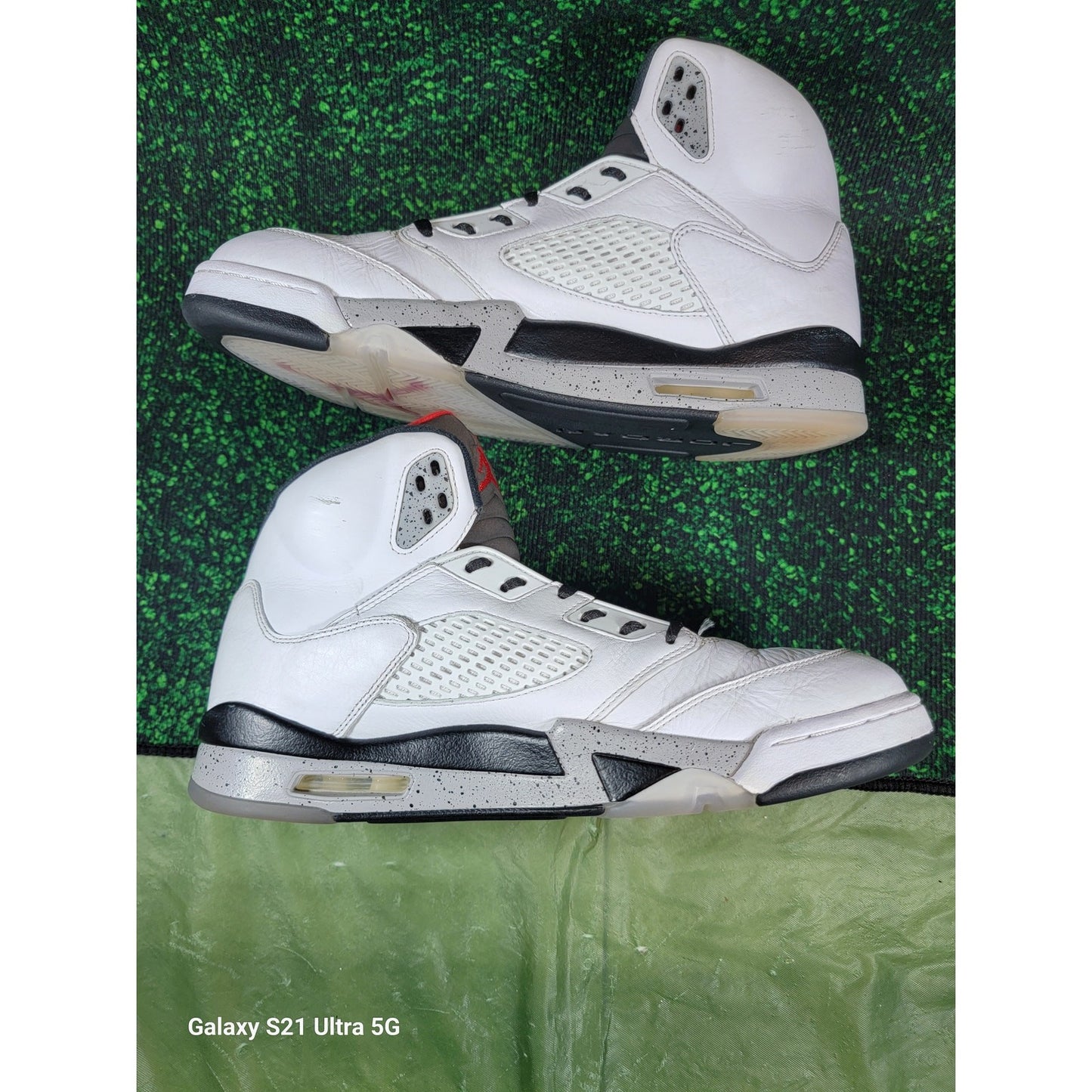 Nike Air Jordan 5 Retro 'White Cement' Sz 11 1360271042