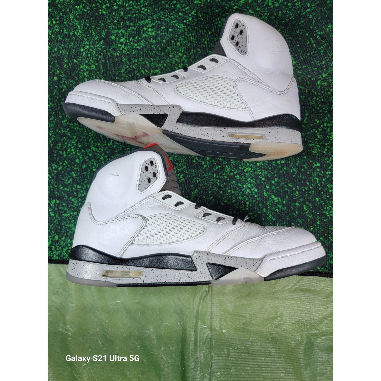 Nike Air Jordan 5 Retro 'White Cement' Sz 11 1360271042