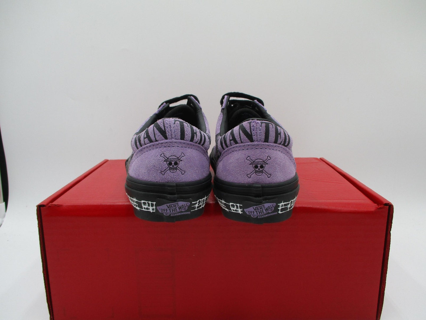 Vans One Piece Nico Robin Shoes Mens Sz 4.5 Purple Black Skateboarding Anime 1J15