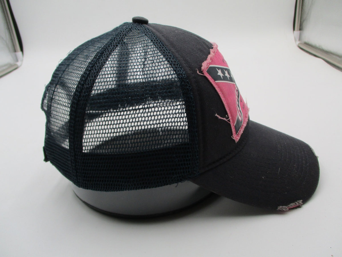 Good Ole Gal Hat Cap Strap Back Black Pink Southern Trucker Adjustable Womens6