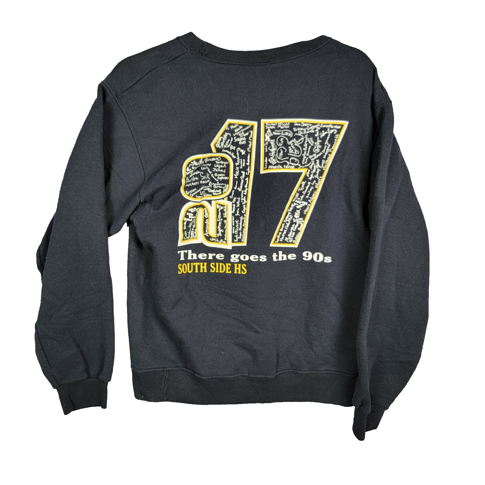 South Side Senior Class High School Crewneck Sweatshirt Black Size S / P