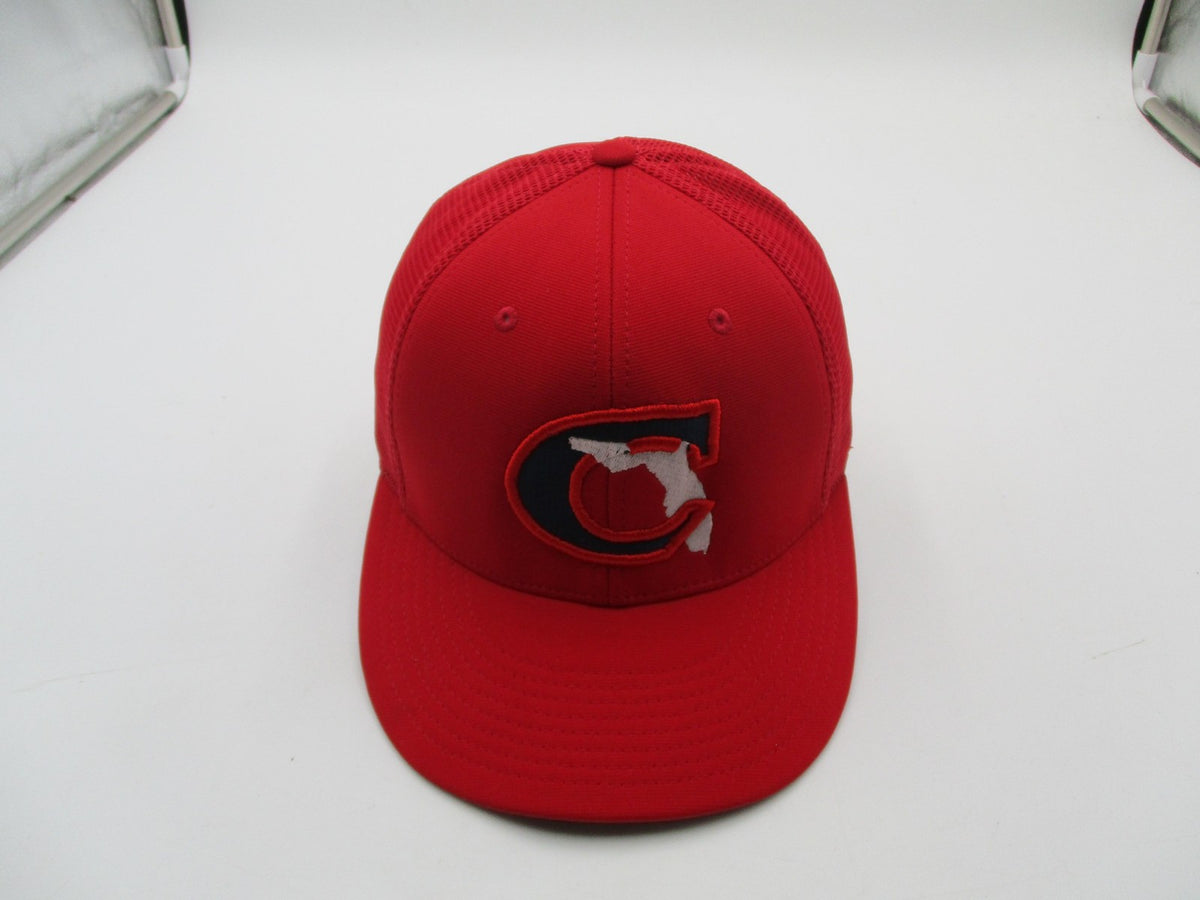 Richardson Hat Cap Fitted Men S/M Red Cincinatti Spring Training Trucker PTS 20M1