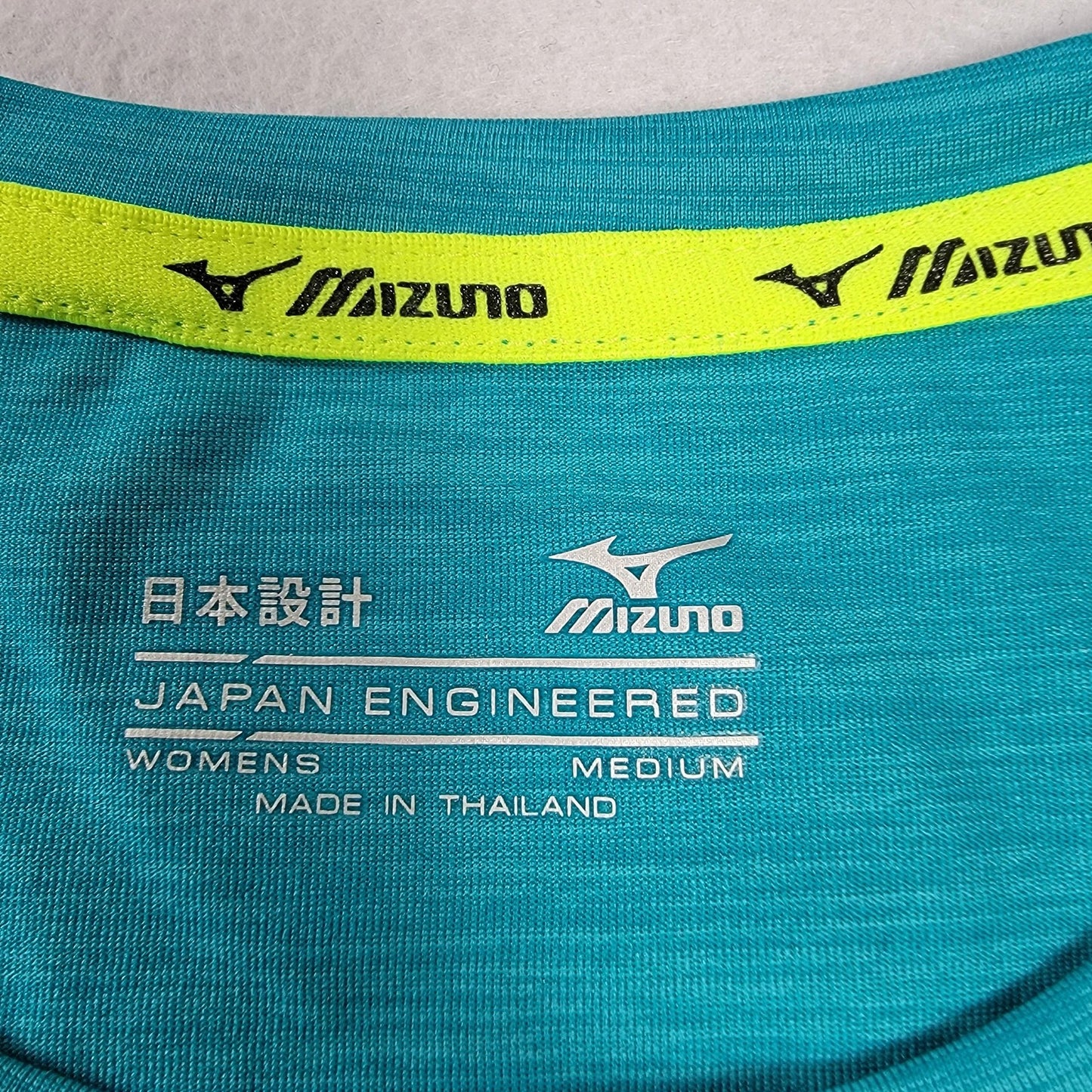 Mizuno Shirt Womens Medium Blue Impulse Core LS Tee Long Sleeve Athletic Top 6472