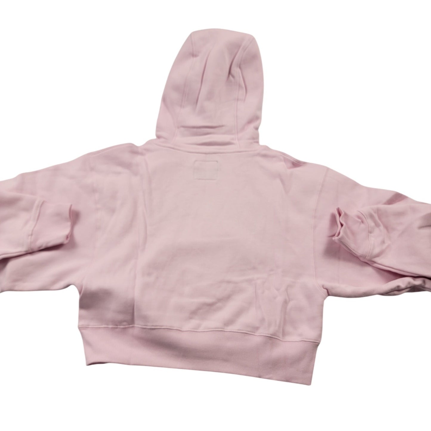 RawGear Pink Cropped Hoodie L Womens WarGear Logo Embroidered NWT
