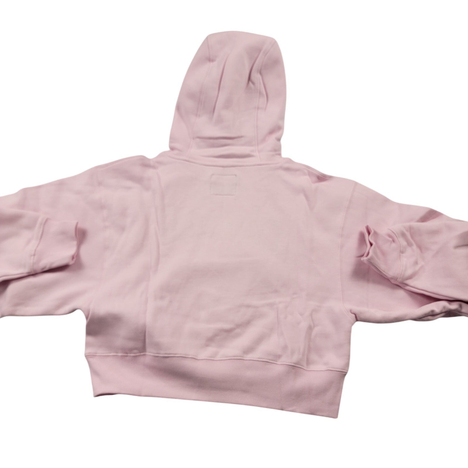 RawGear Pink Cropped Hoodie L Womens WarGear Logo Embroidered NWT