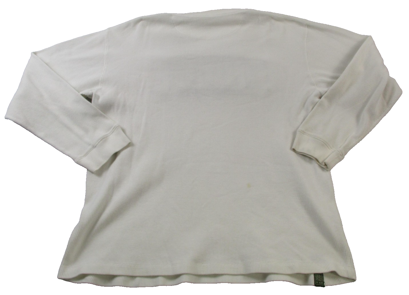 Enyce Shirt Mens 2XL White Camo Logo Thermal Waffle Knit Long Sleeve Tee