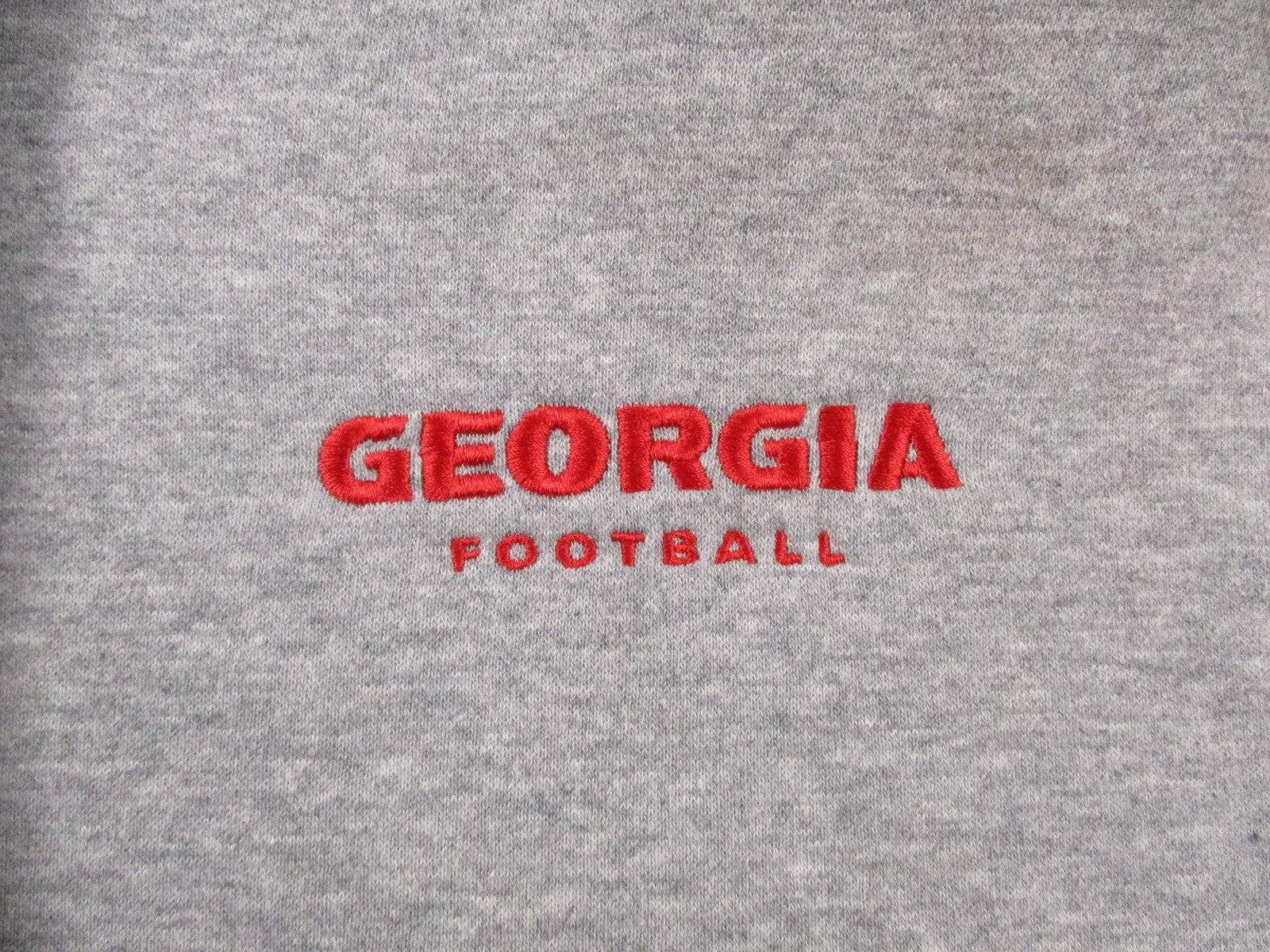 Georgia Bulldogs Sweatshirt Mens Large Gray NCAA Football Nike Hoodie Pullover3