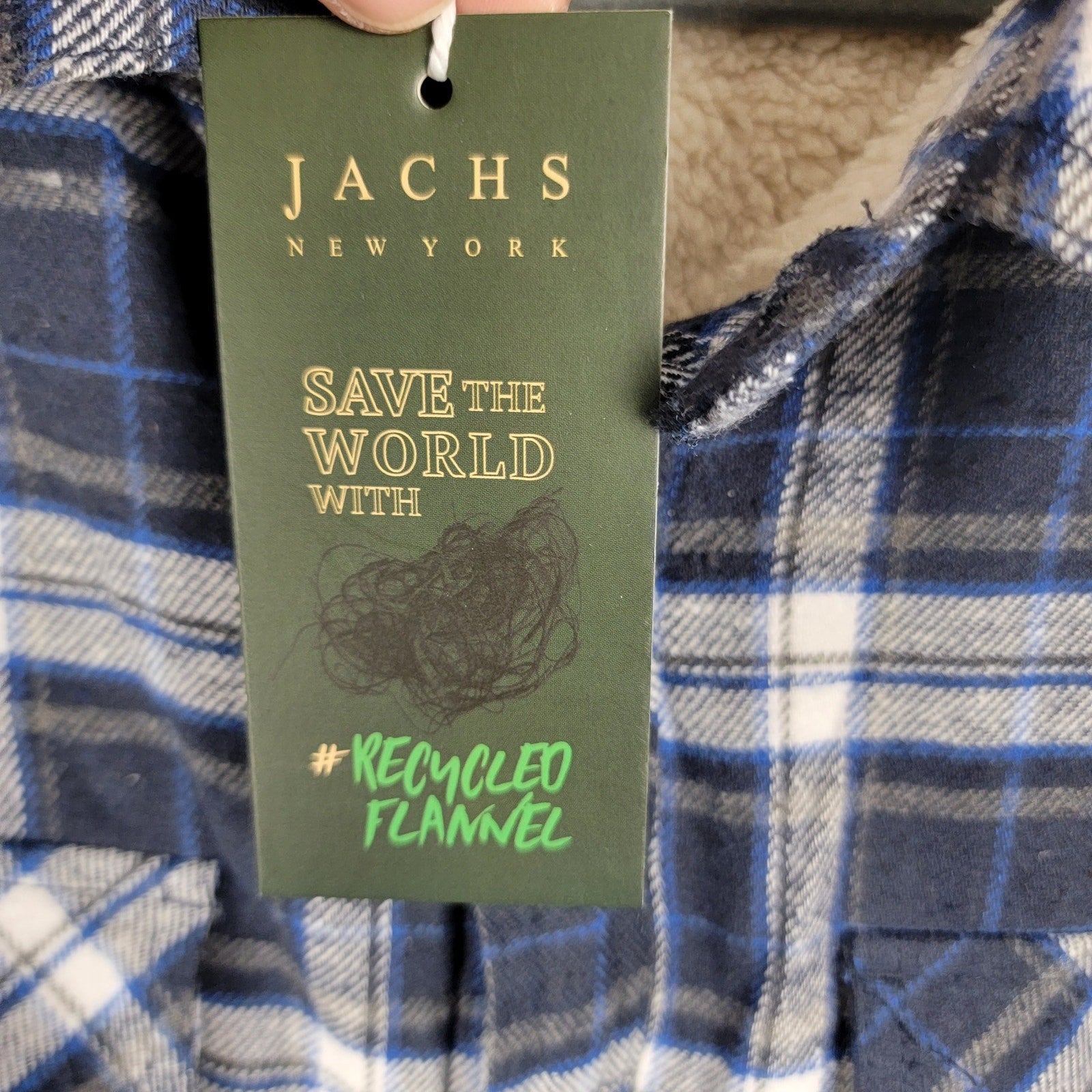 Jachs New York Sherpa Lined Shirt Mens Sz 2XL5