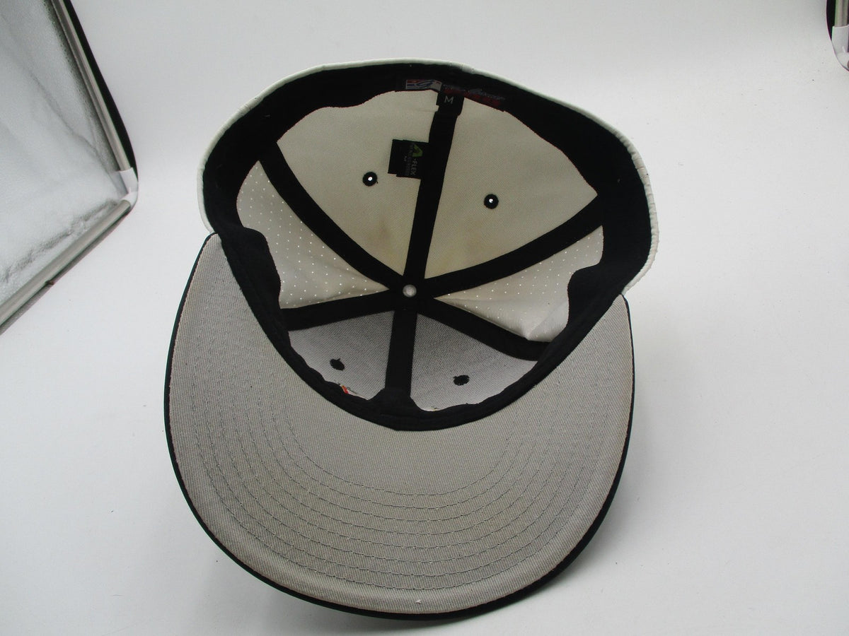 Vintage The Game Pro Furman Hurricanes Paladins AFlex Hat Cap Size M Black/White9