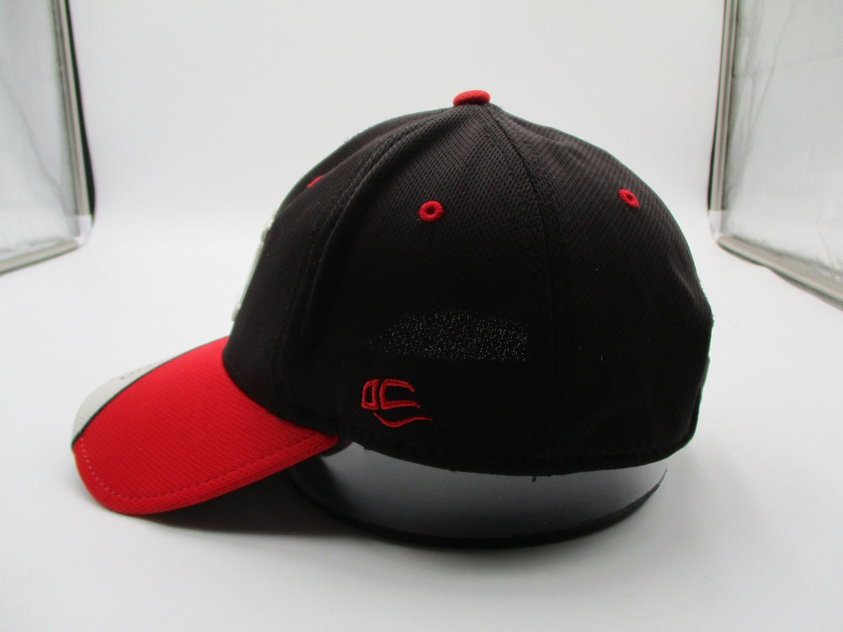 Big Reds PH Hat Cap Strap Back One Size Black Red Mesh Logo OC Sports Mens7