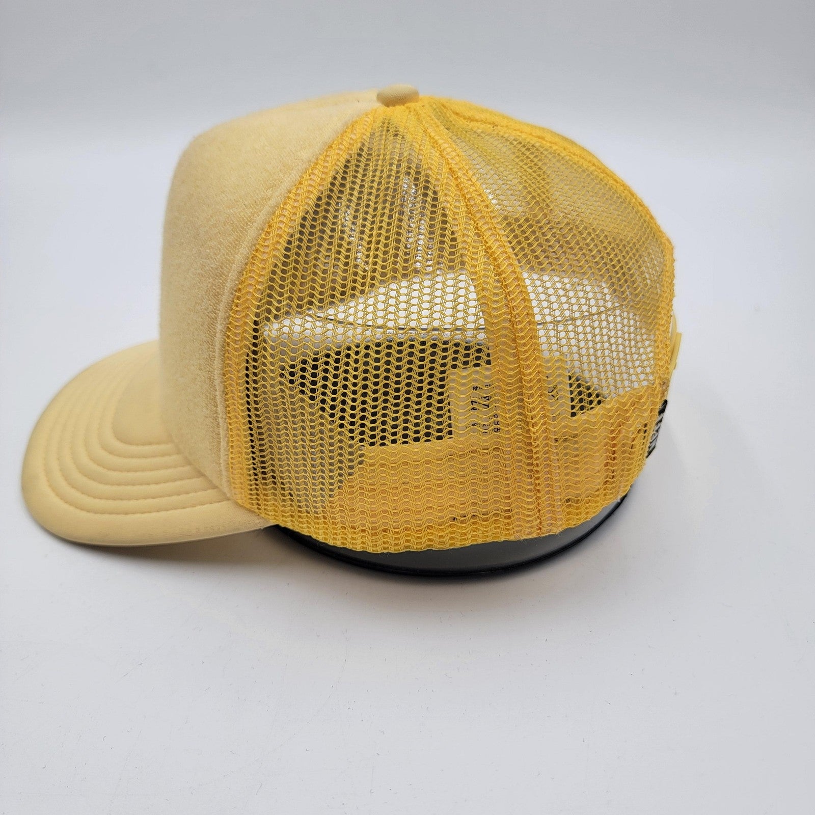 Neff Hat Cap Snap Back Yellow Trucker Mesh Losing My Mind Embroidered Mens2