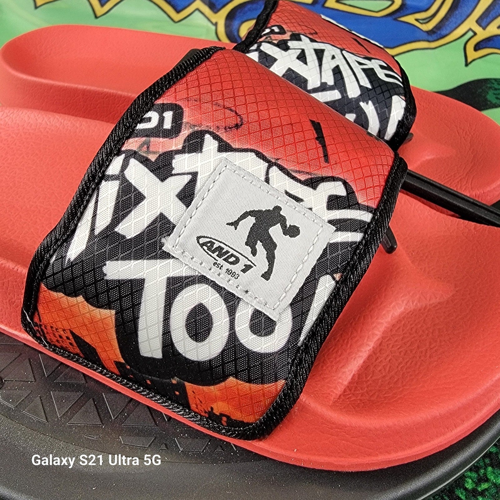 AAND1 Mixtape Tour Shatter Slides Men’s 9 Red Black SlipOn New Shatter, Size 93