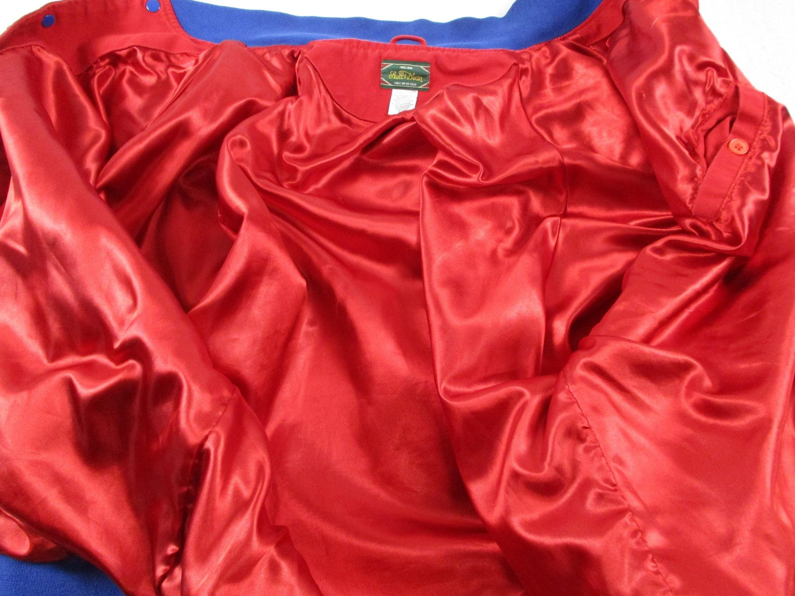 Puerto Rico Jacket Mens 5XL Red Baseball Stall & Dean Satin Snap Front5