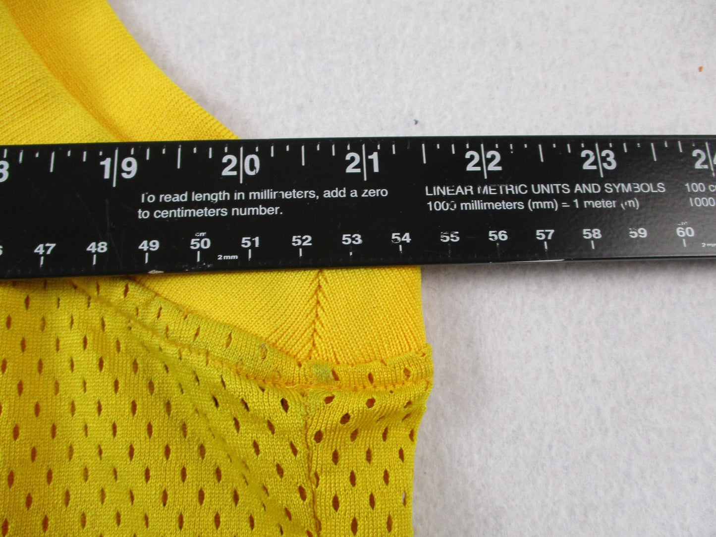 90's Headgear Classics Jersey Mens Medium Yellow Method Man MTV Rock N Jock 148612