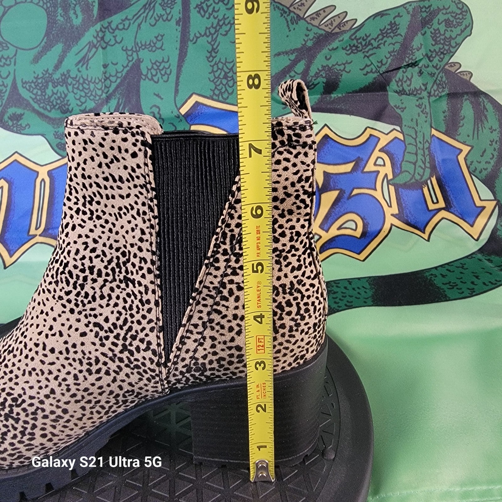 MIA Women’s Laren Chelsea Cheetah Print Brown Black Pull On Booties  Size 7 NIB7