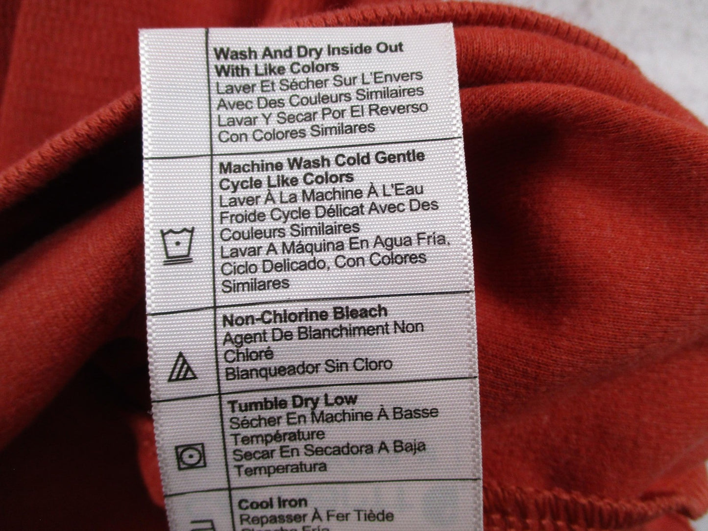 Carhartt Shirt Mens 4XL Orange Long Sleeve Thermal Henley Pocket Relaxed Fit8