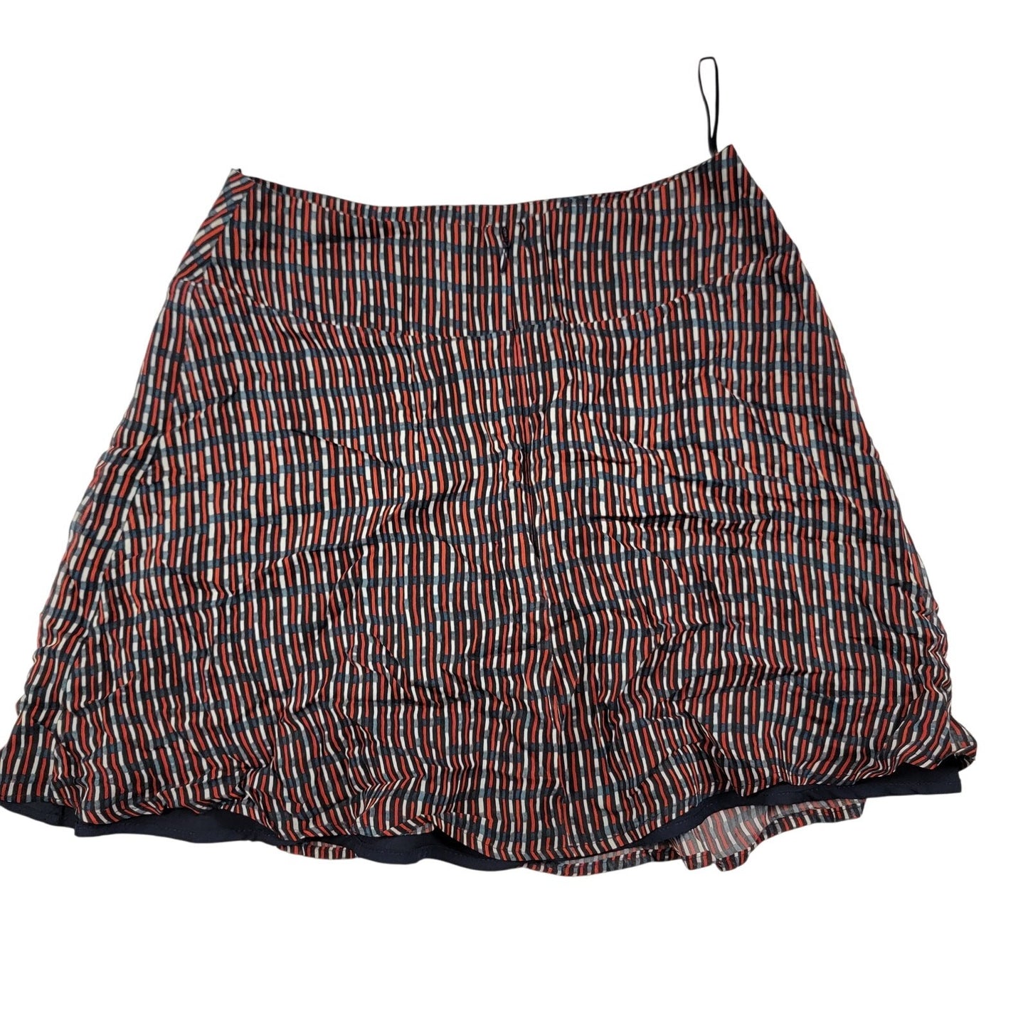 Lenon Women’s Pleated Mini Skirt Small Multicolor Striped Made in USA NWT