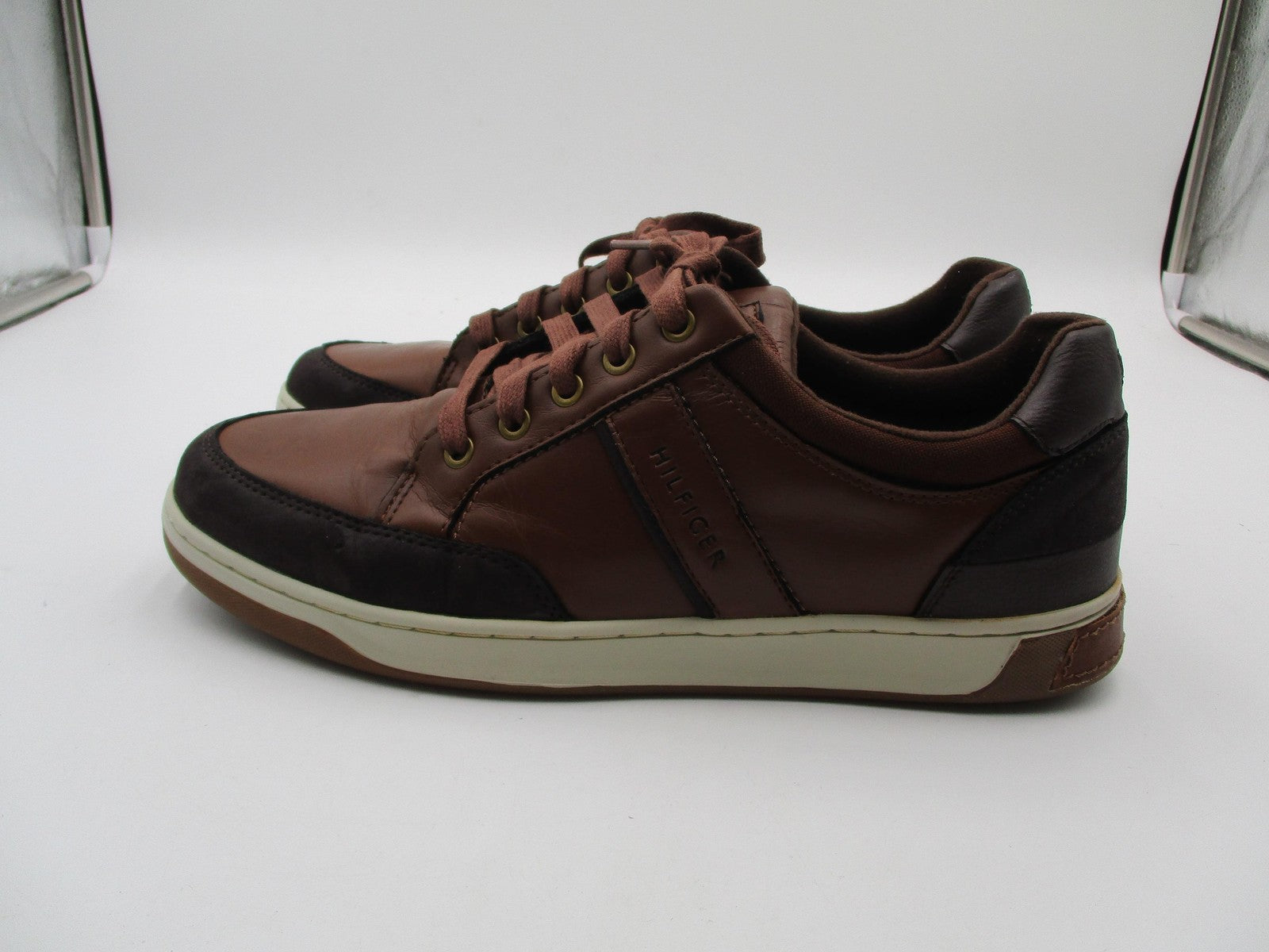 Tommy Hilfiger Shoes Mens Size 11 Brown Casual Low Top Sneakers TMSPARKS-SS1