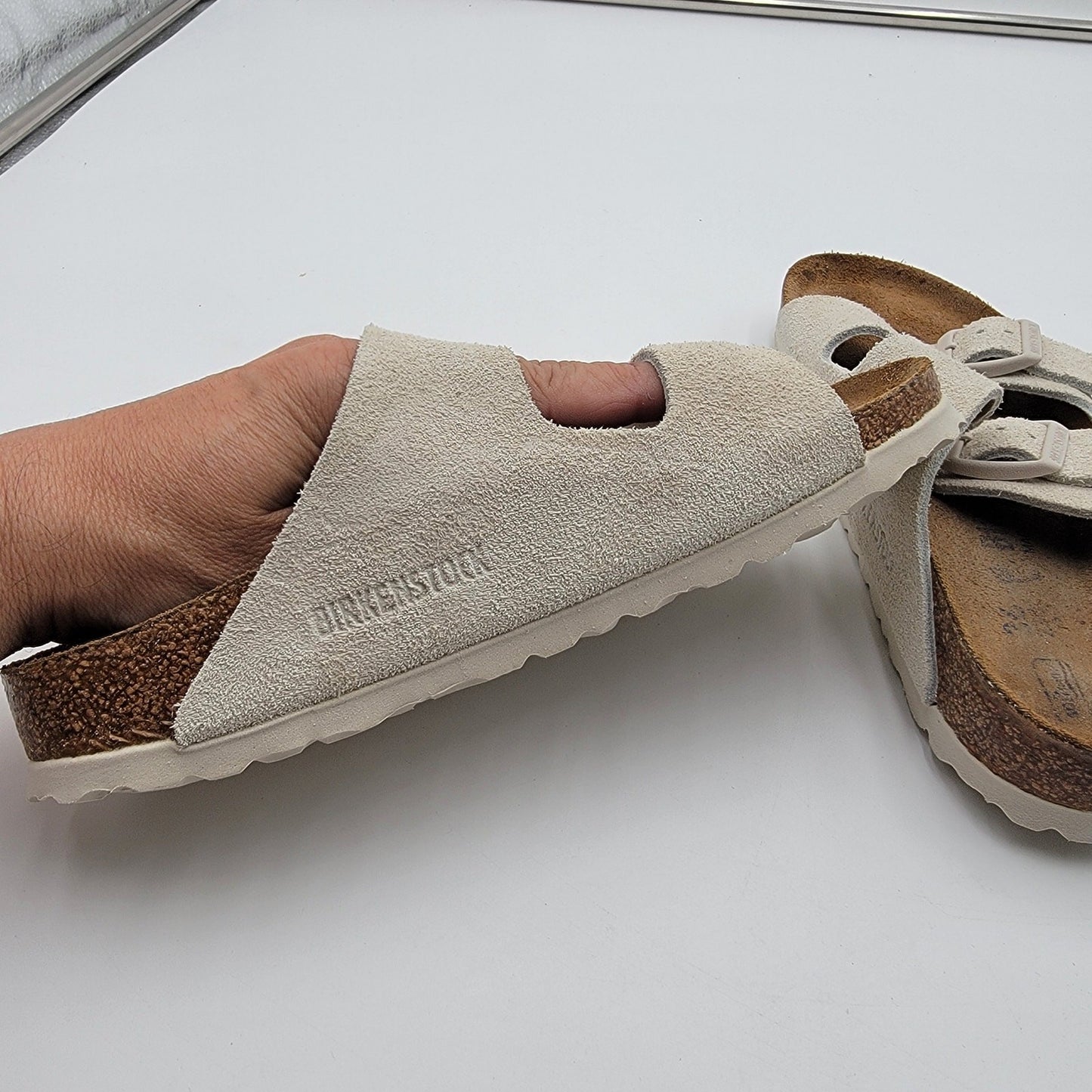 Birkenstock Arizona BS White Wmn Sz 5 1024952 Narrow Fit4
