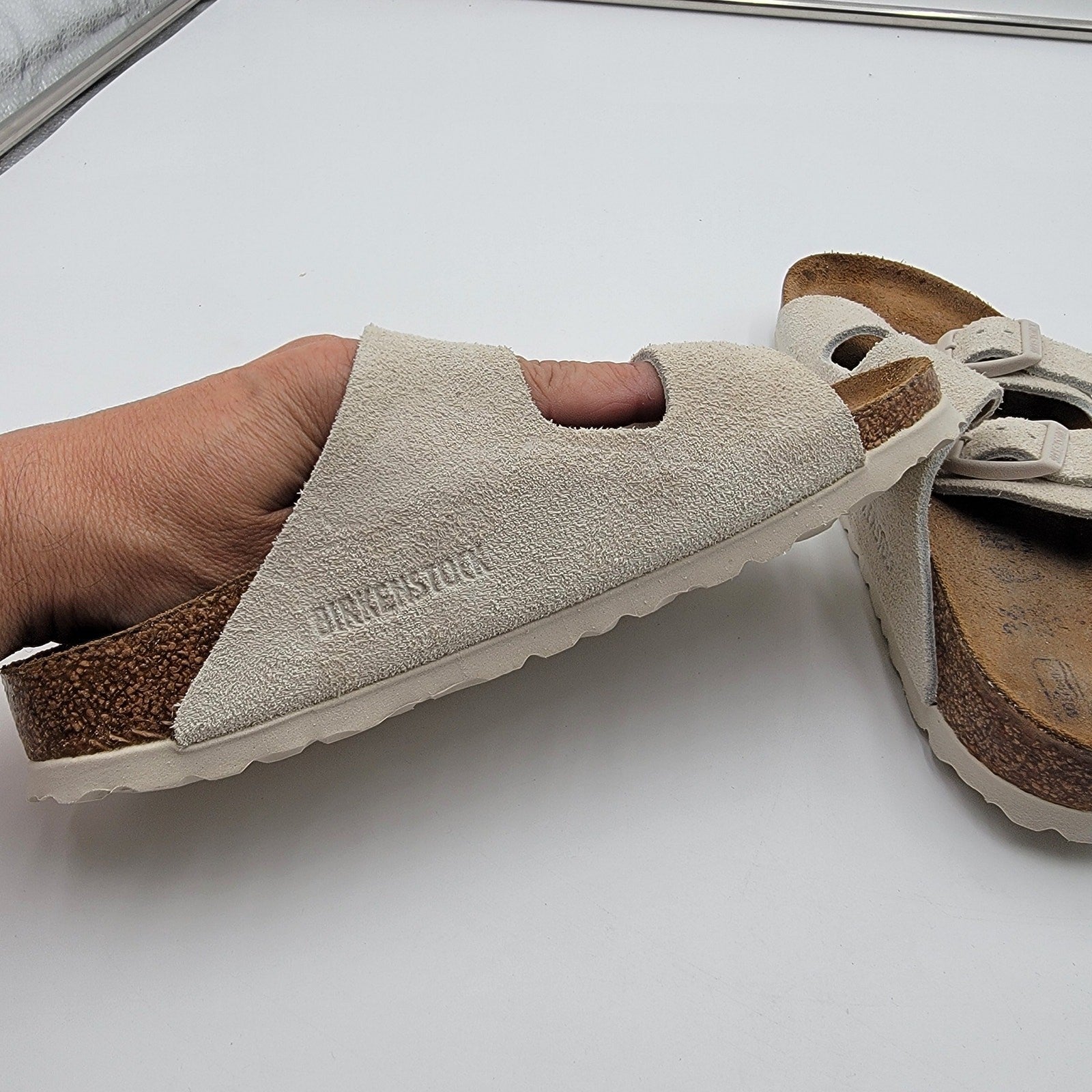 Birkenstock Arizona BS White Wmn Sz 5 1024952 Narrow Fit4