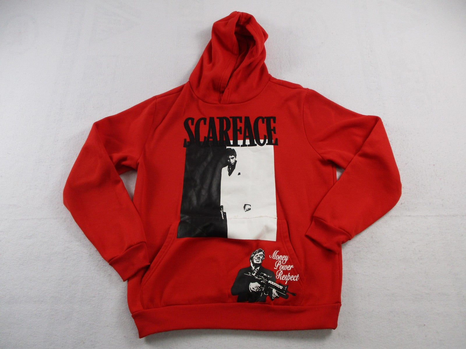Reason Scarface Tracksuit Mens Medium Red Fleece Graphic Hoodie Sweatpants Set0