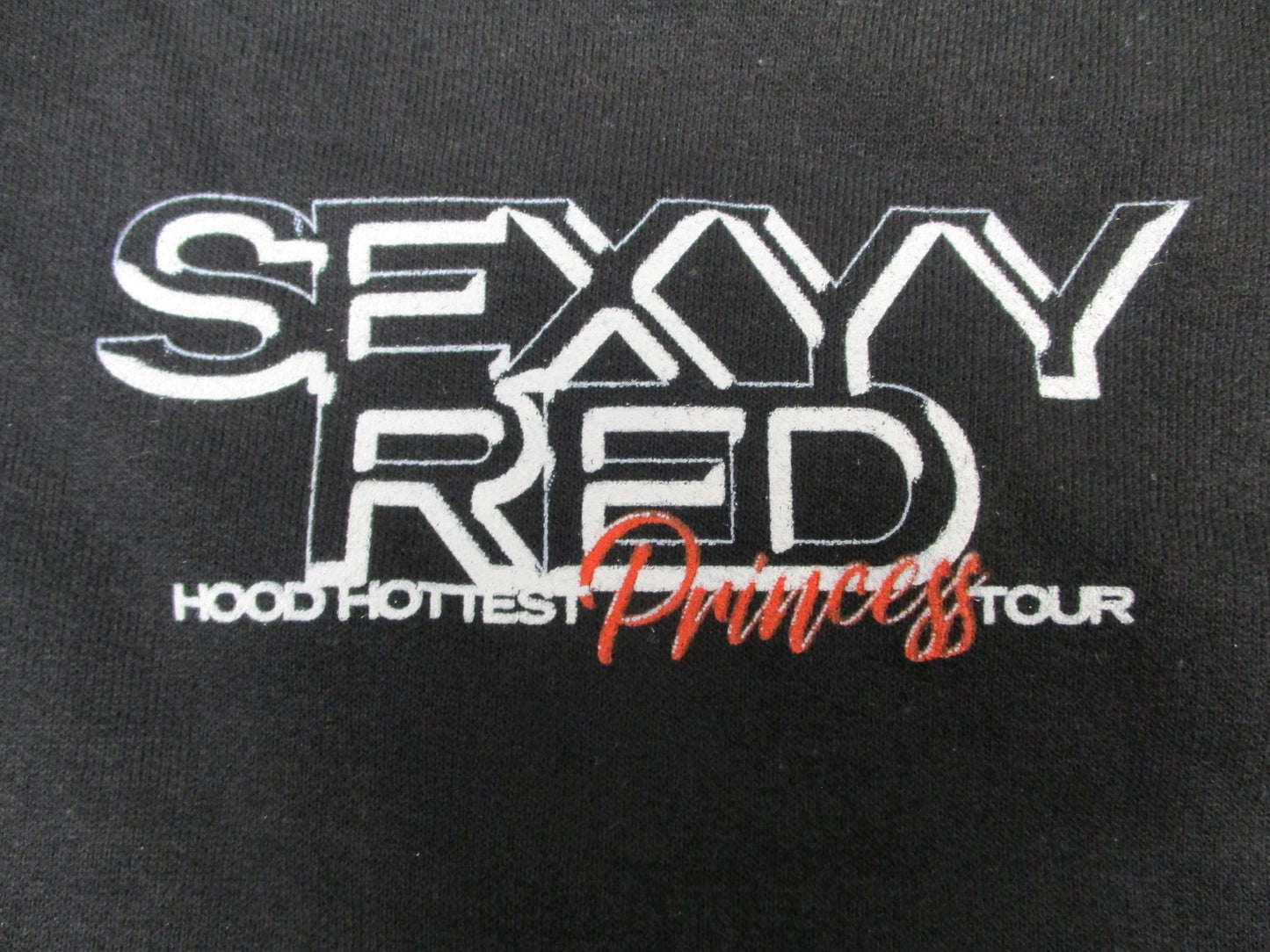 Sexyy Red Gildan Heavy Blend Hoodie Mens Large Black Tour Dates Graphic 1335364
