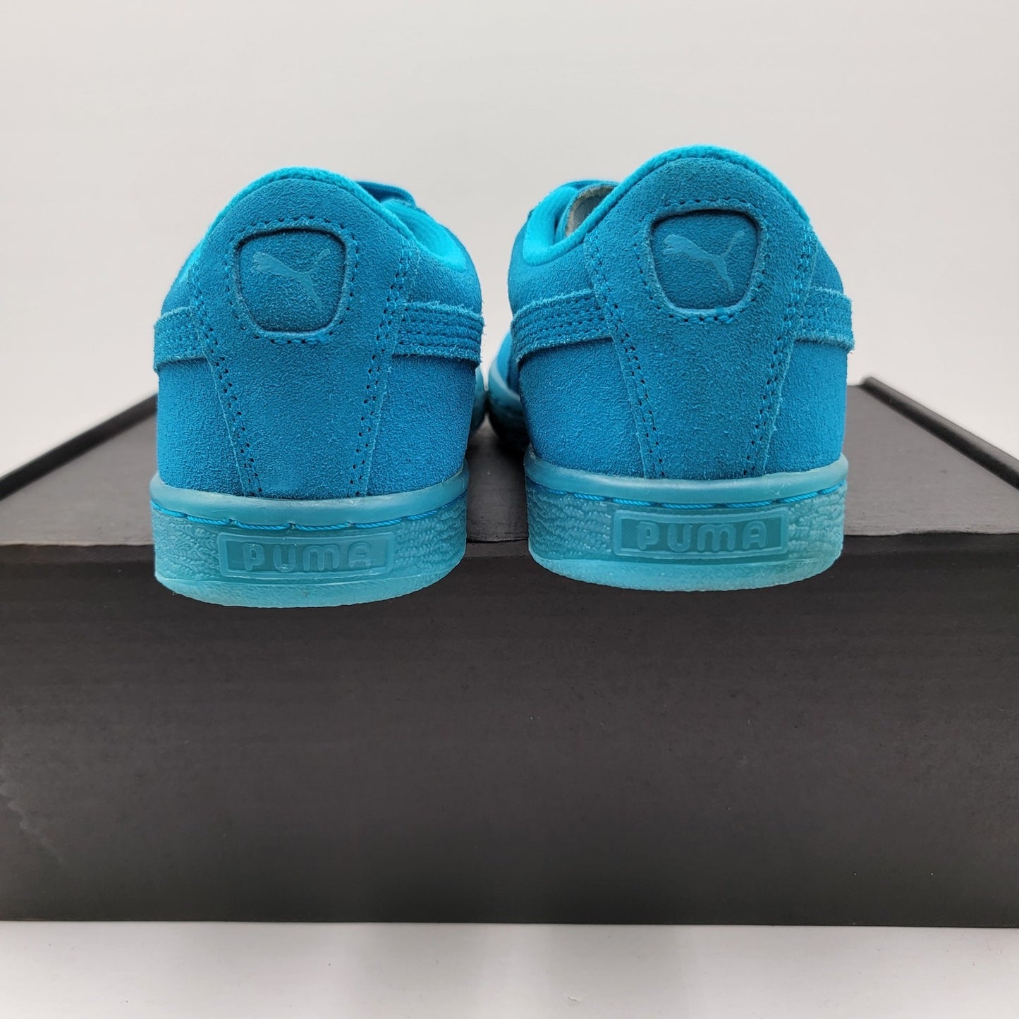 Puma Suede Iced Fluo Jr 'Atomic Blue' Sz 7C 36193602