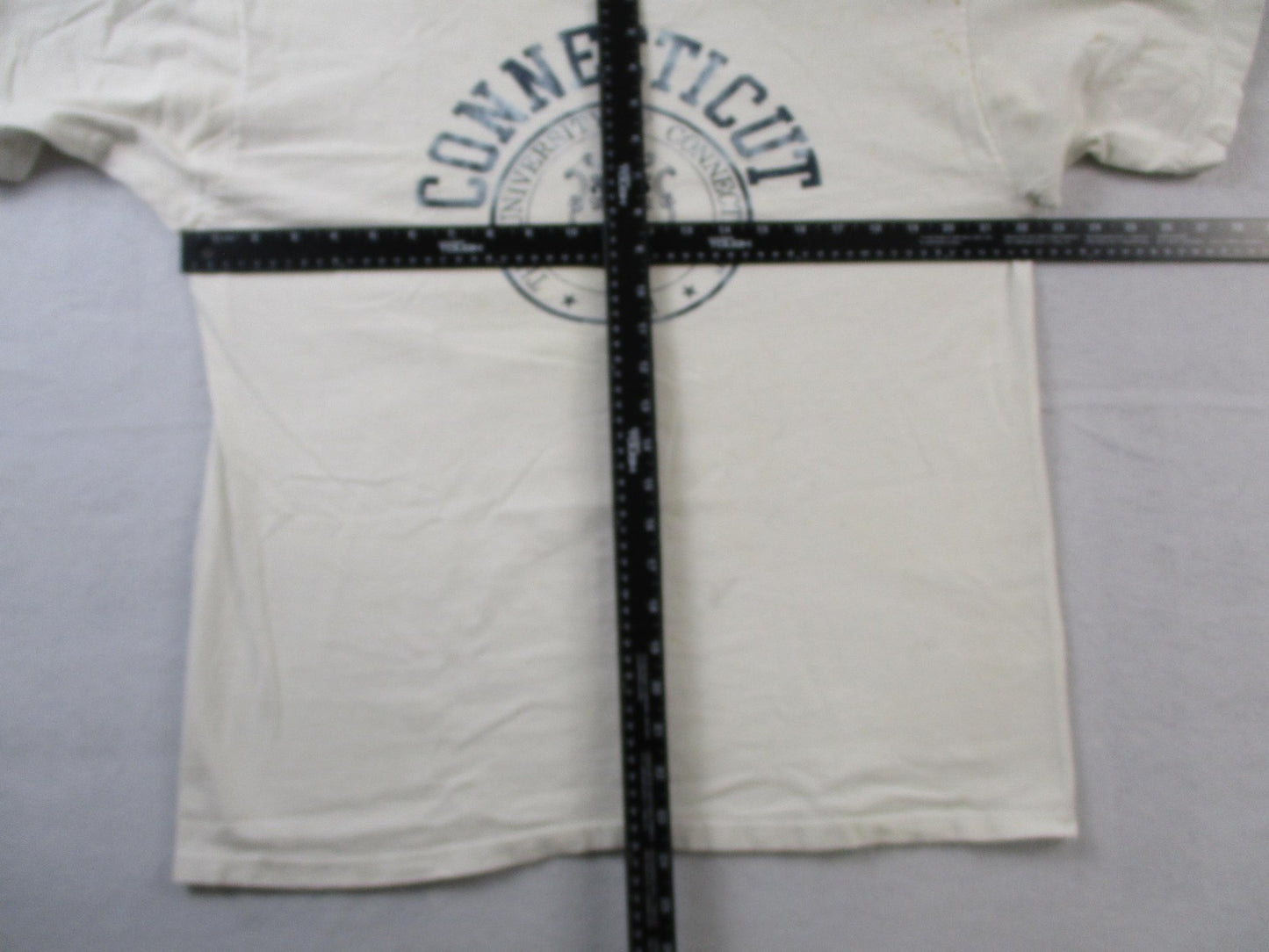 Vintage University Of Connecticut Shirt Mens XL White NCAA College USA8