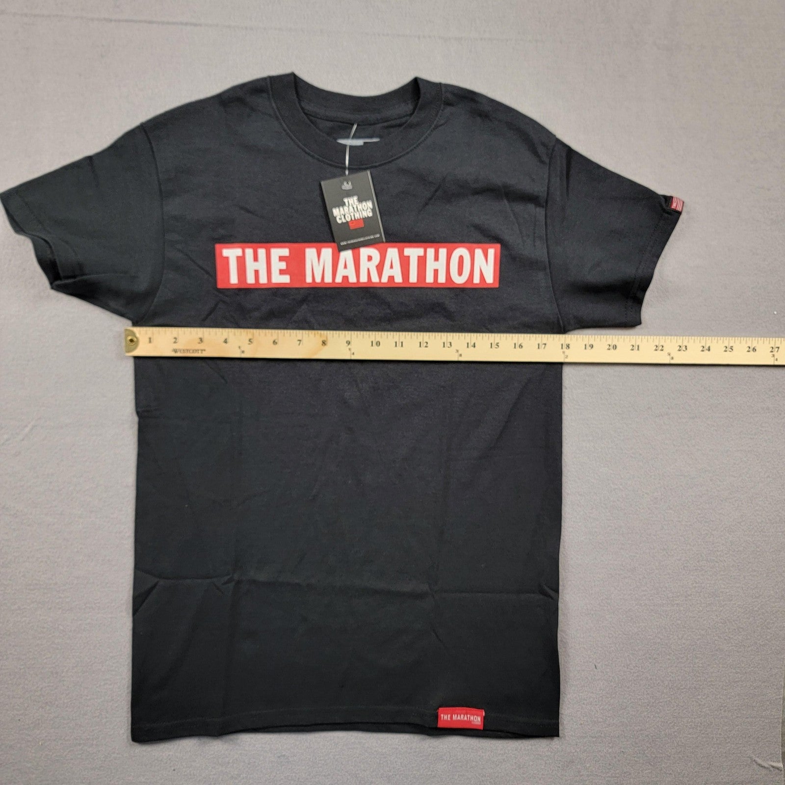 The Marathon Clothing Shirt Mens Small Black THE MARATHON Box Logo TMC Graphic8
