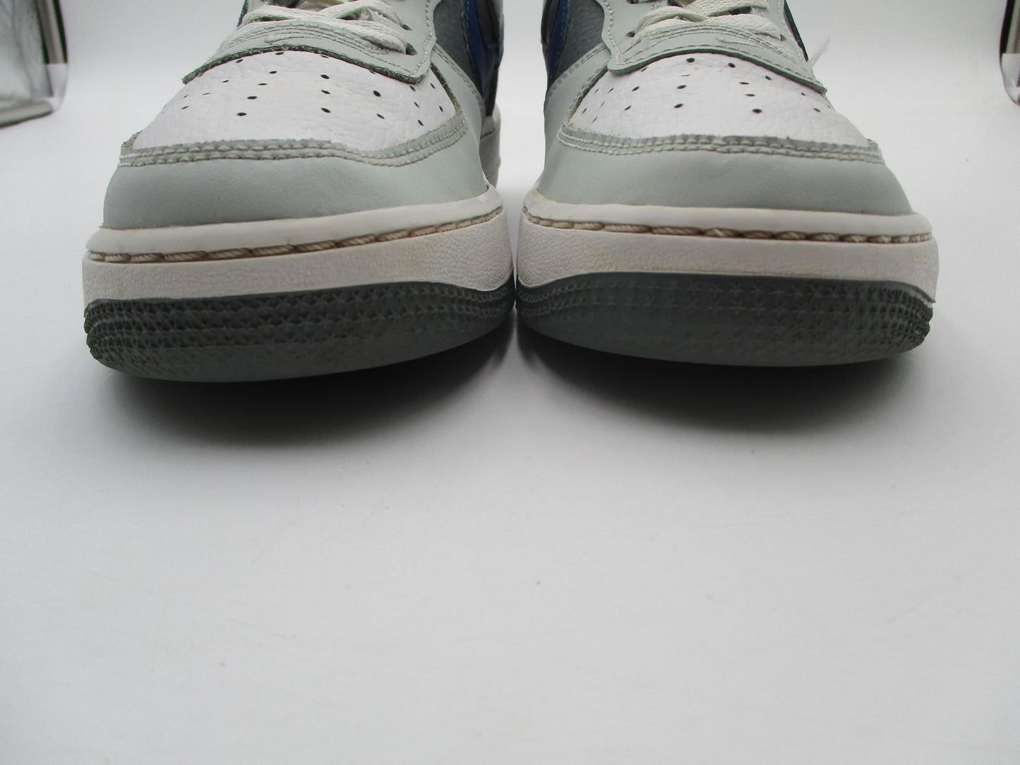 Nike Air Force 1 Low Shoes Youth Size 6Y Gray Green Blue Sneakers FB9035-0014