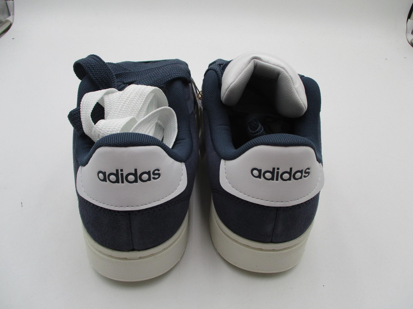 Adidas Grand Court Alpha 00s Shoes Mens Size 11.5 Blue White Suede Tennis JH723311