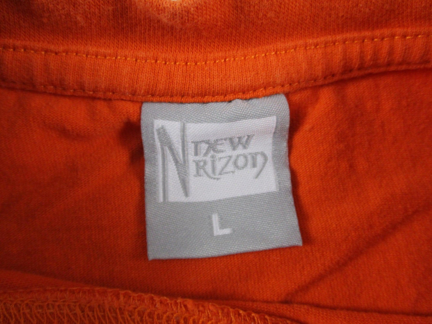 New Rizon Shirt Mens Large Orange Tom & Jerry Boxing For All The Chedda Tee10