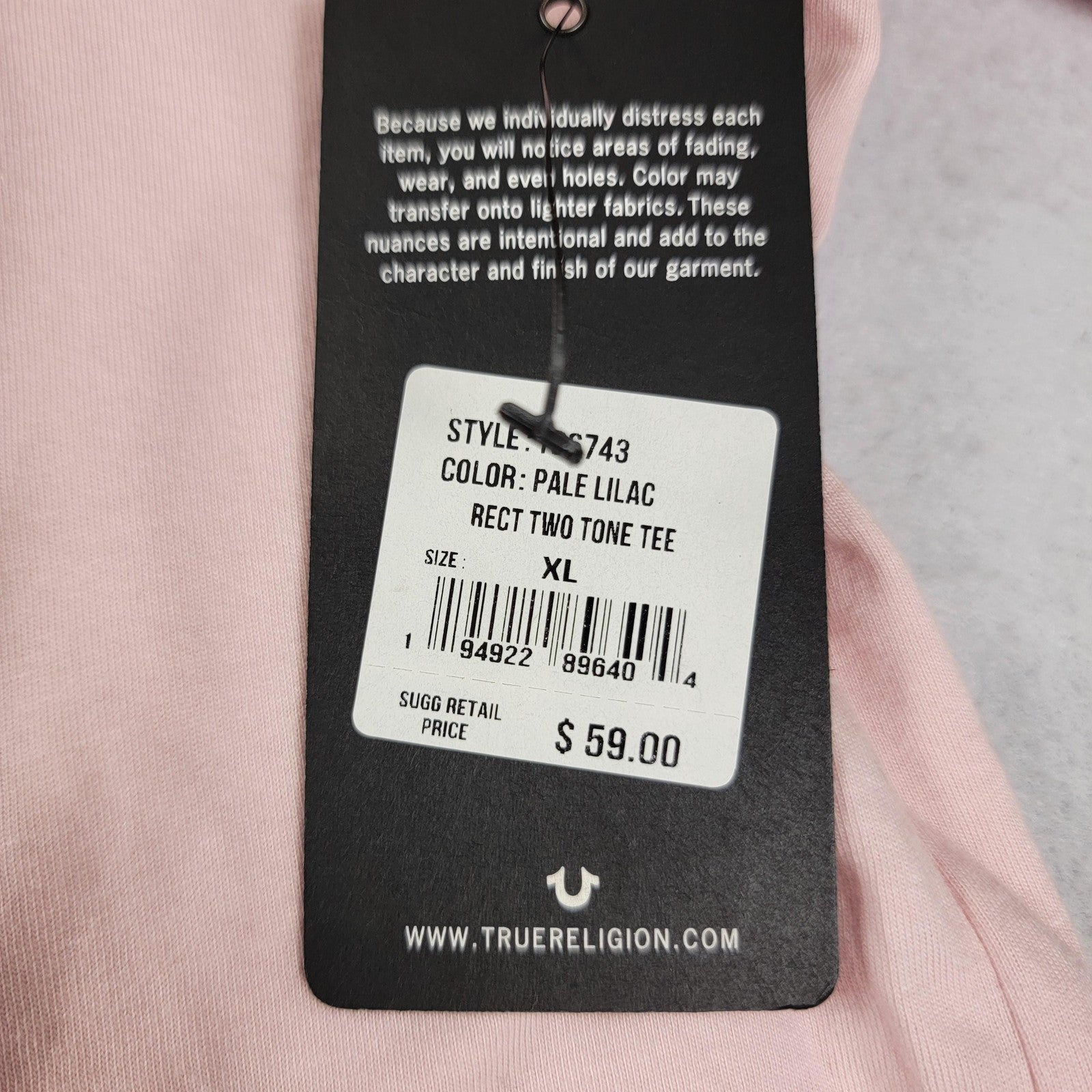 2 Pk True Religion Pink 2 Tone & Buffalo David Bitton Scotch Sz XL