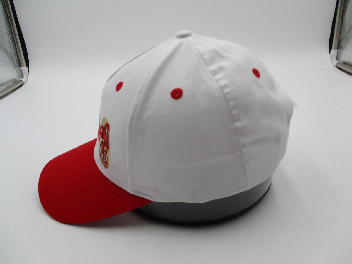 Captain Morgan White Red Adjustable Snapback Hat One Size Rum Distillery Cap5