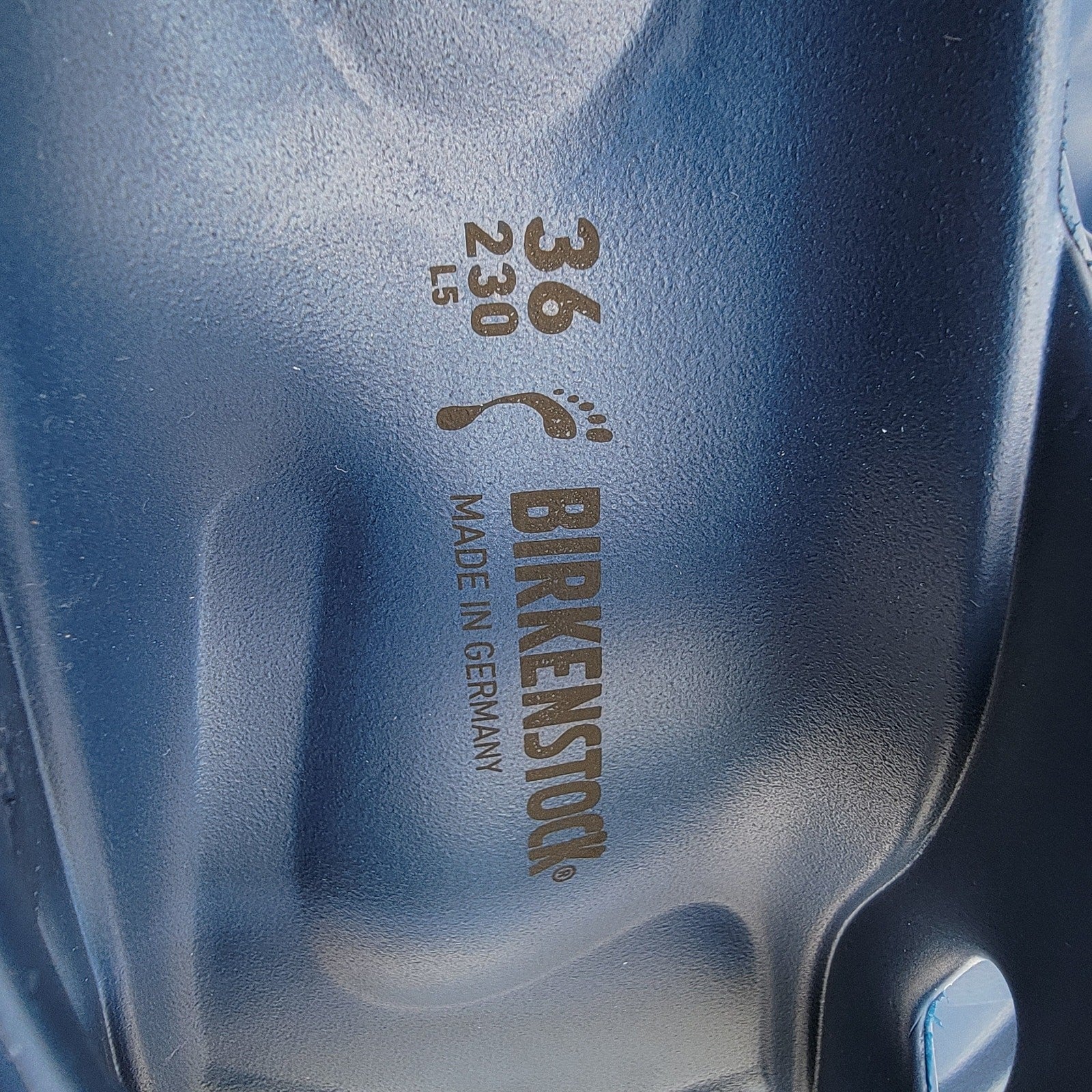 Birkenstock Arizona EVA Navy Sz 5W EU 36 Narrow Fit 1