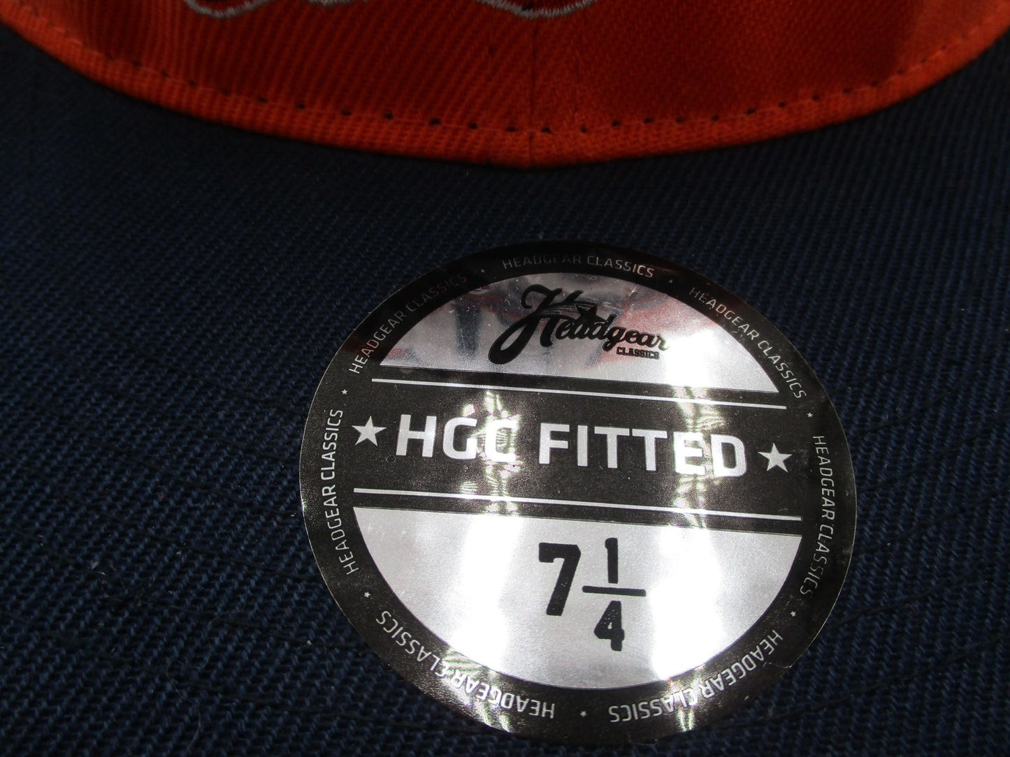 Detroit Stars Hat Cap Fitted Mens 7 1/4 Orange Negro Leagues Baseball Headgear6