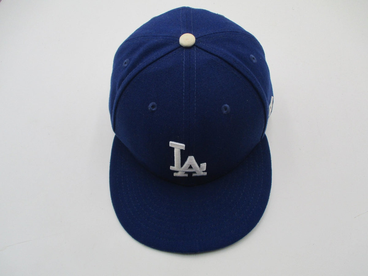 Los Angeles Dodgers Hat Cap Fitted Mens 7 5/8 Blue MLB Baseball 59FIFTY New Era9
