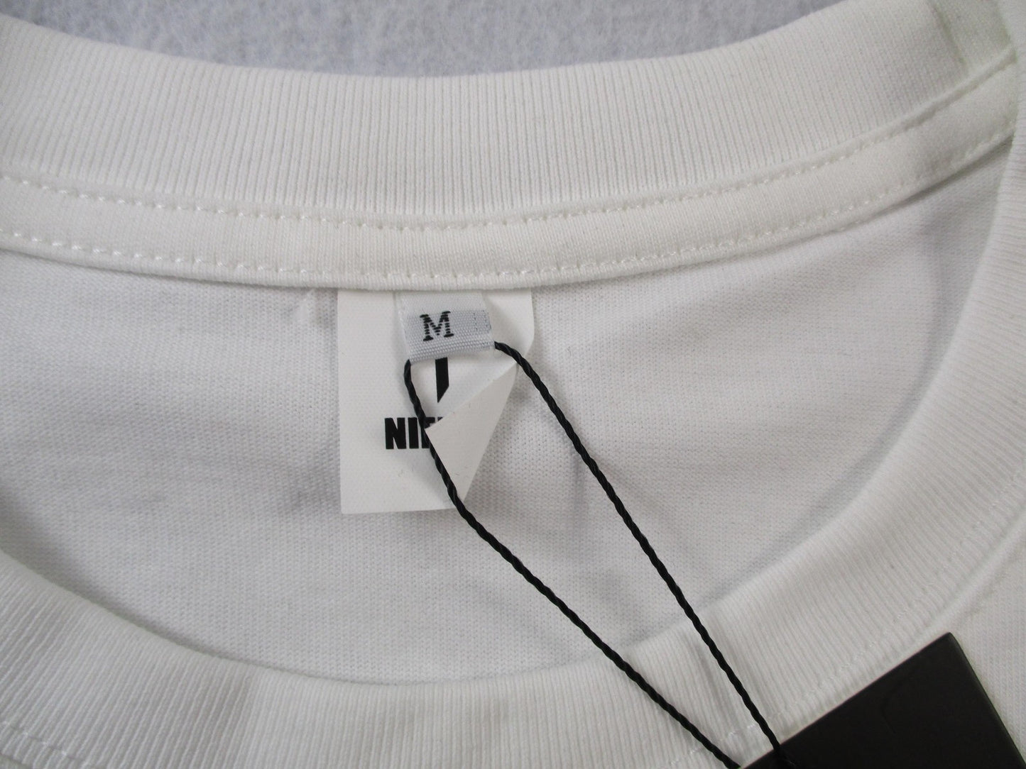 NIEPCE Yin Yang Shirt Mens Medium White Crane Graphic Embroidered Tee 15114