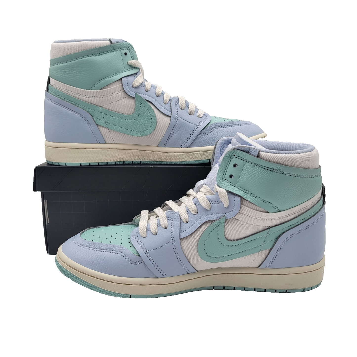 Wmns Air Jordan 1 Method of Make High Hydrogen Blue Light Dew Size 12 FB9891-4011