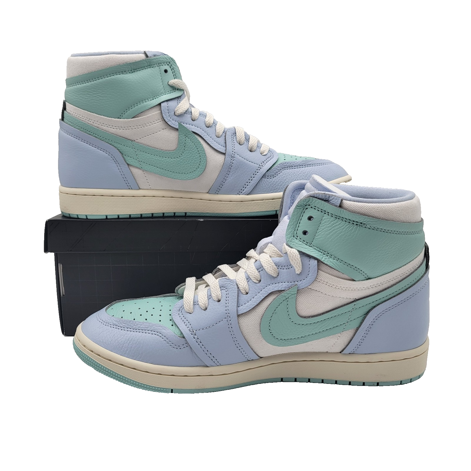 Wmns Air Jordan 1 Method of Make High Hydrogen Blue Light Dew Size 12 FB9891-4011