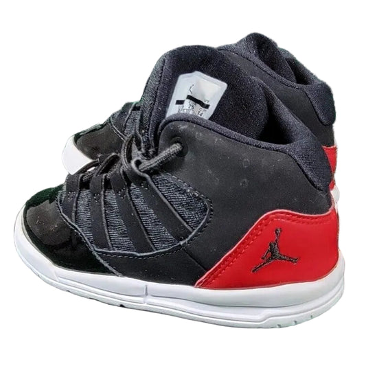 Nike Air Jordan Max Aura (TD) AQ9215006 Toddler Shoes Black & Red Sz 8C0