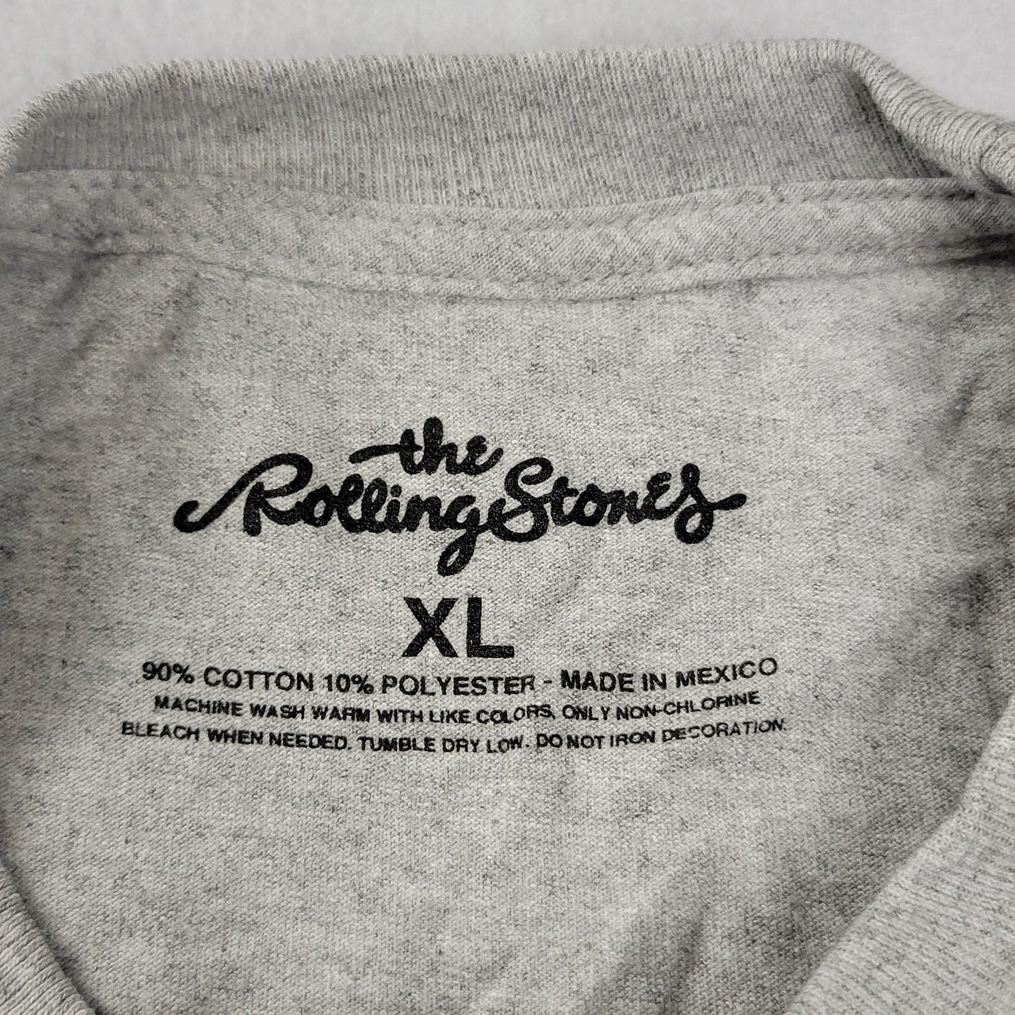 Rolling Stones Long Sleeve 1975 Tour & Bowie Short Sleeve Shirt Mens XL